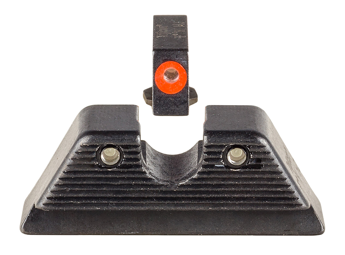 Trijicon 601092 Most Glock Models Night Sight Set HD XR Green Tritium Orange Outline Front