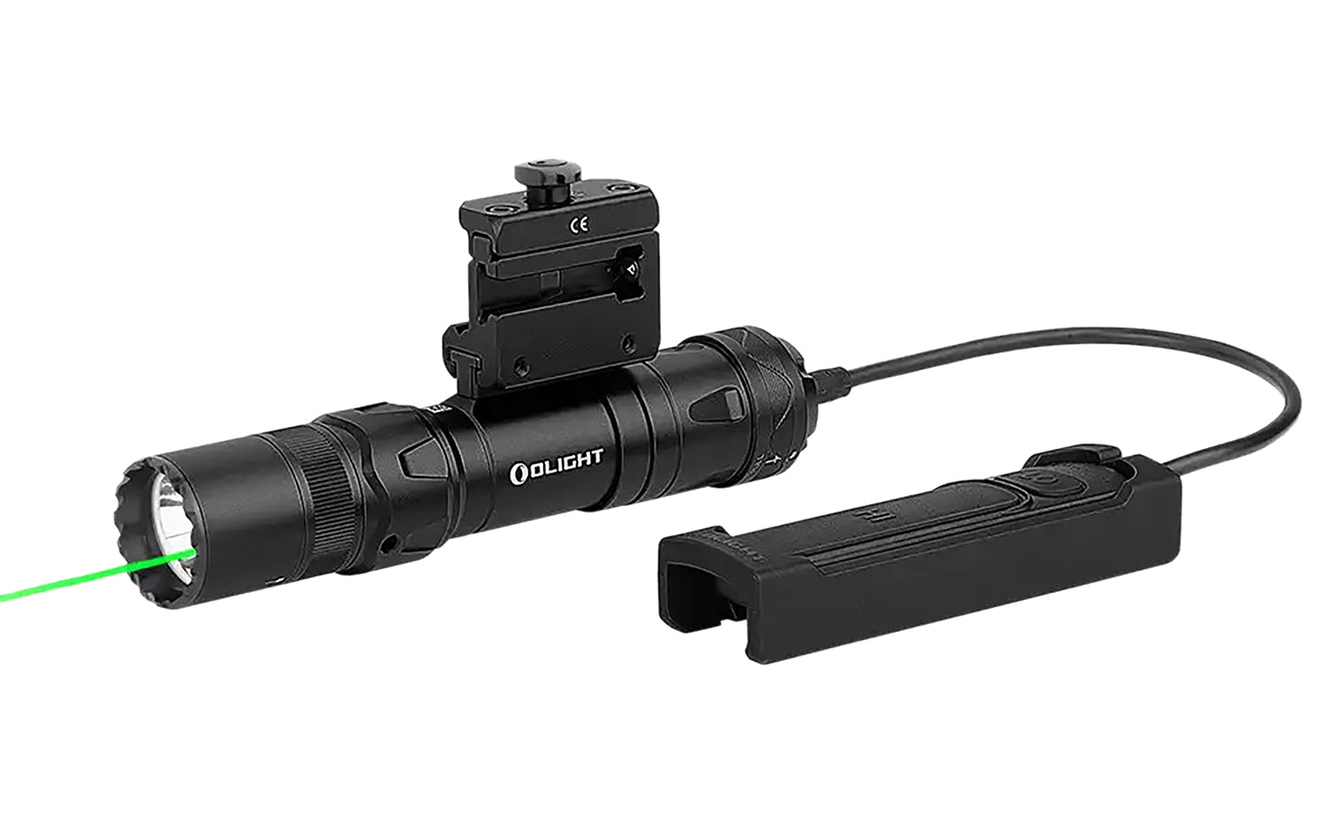 Olight Odin GLM Black 1,500 Lumens High-Output Tactical Weapon Flashlight 215 Meters