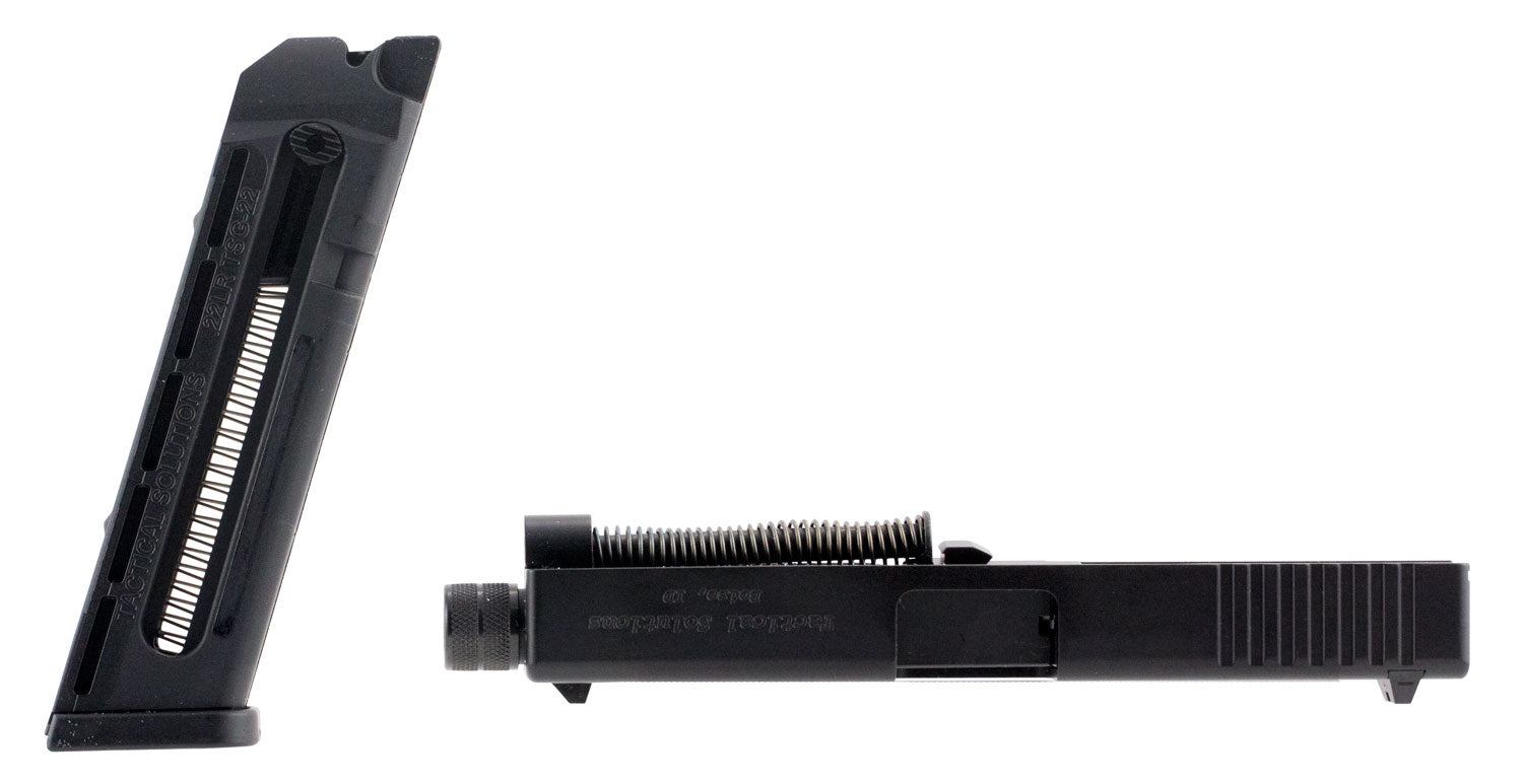Tactical Solutions TSGCON19TE TSG-22 22LR Conversion Kit Compatible w/Glock 19/23/32/38 Black Threaded Barrel