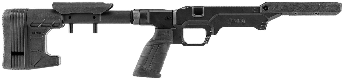 MDT Worker LSS Generation 3 Black Chassis Stock for Remington 700 Long Action