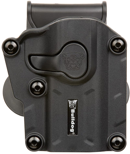 Bulldog MX001L Left-Hand Black Polymer OWB Multi-Fit Holster Full Sized Pistols