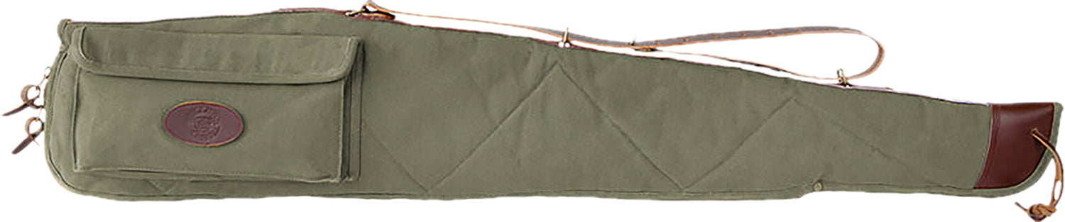 Bulldog BD384 44" Green Classic Canvas Weather-Resistant Rifle Case with Exterior Pockets