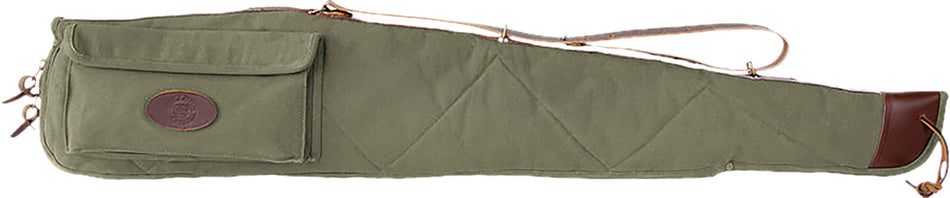 Bulldog BD384 44" Green Classic Canvas Weather-Resistant Rifle Case with Exterior Pockets
