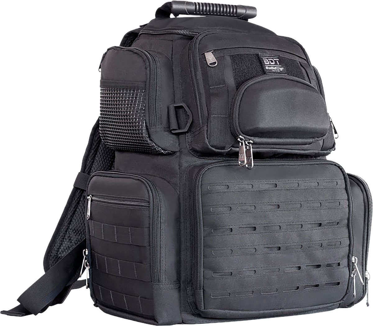 Bulldog BDT414B Tactical Range Handgun Back Pack Medium Black