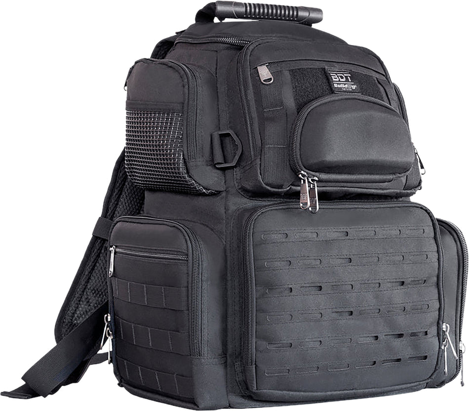 Bulldog BDT414B Tactical Range Handgun Back Pack Medium Black