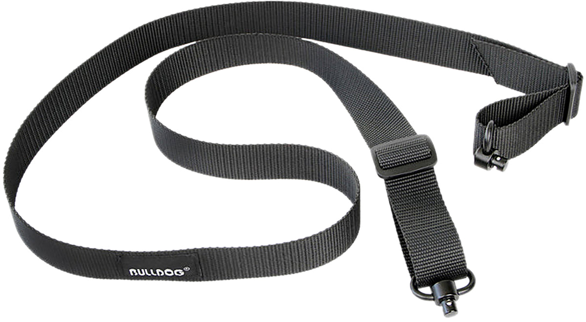 Bulldog BD832 Two-Point Deluxe Black Rifle Sling QD Swivel Design