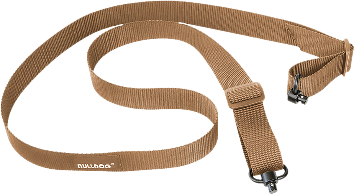 Bulldog BD833 Two-Point Deluxe Tan Rifle Sling