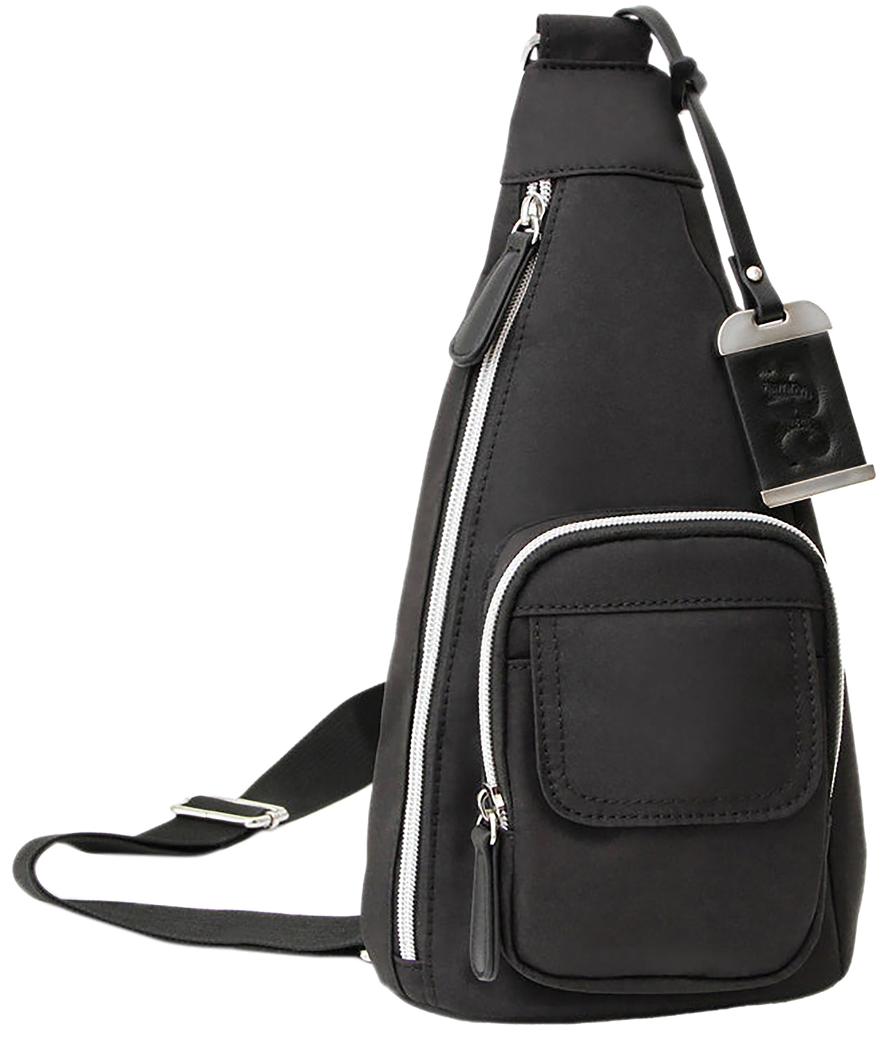 Bulldog Cases Black Polyurethane Conceal Carry Sling Bag with Holster BDP-084
