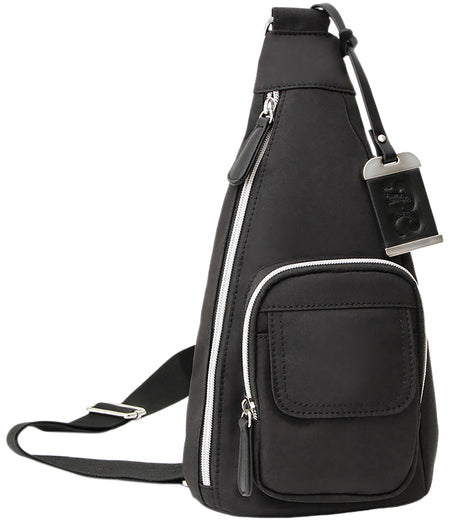 Bulldog Cases Black Polyurethane Conceal Carry Sling Bag with Holster BDP-084