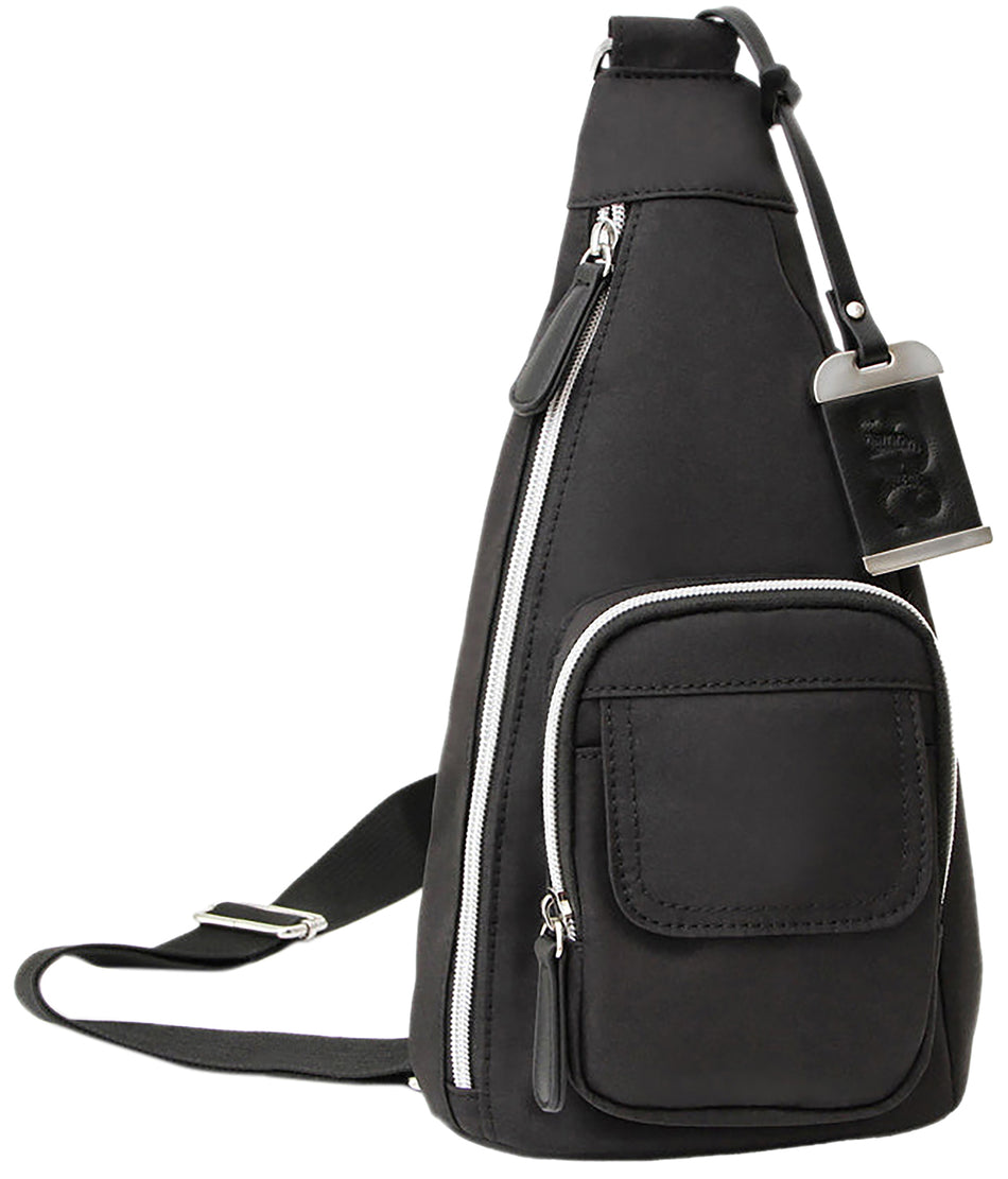 Bulldog Cases Black Polyurethane Conceal Carry Sling Bag with Holster BDP-084
