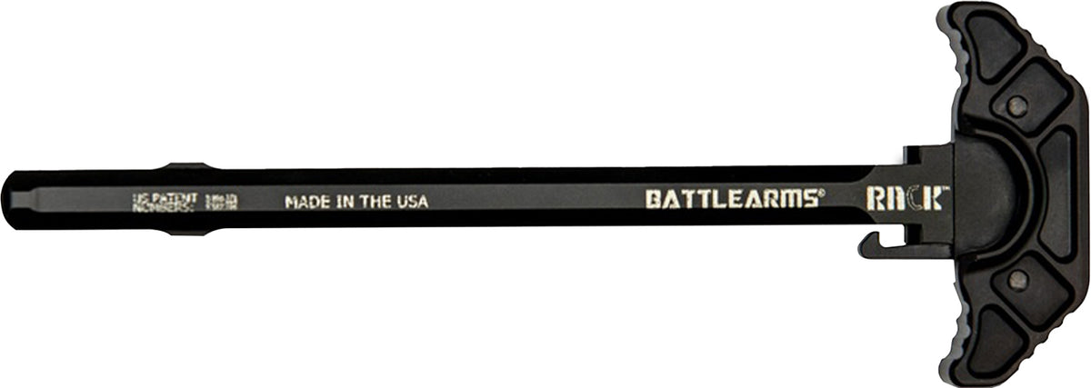 Battle Arms Development BAD-RACK-15-C Ambidextrous MOD C Charging Handle for AR-15 Black Anodized