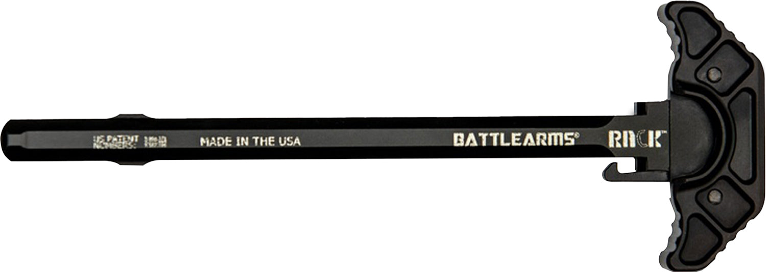 Battle Arms Development BAD-RACK-15-C Ambidextrous MOD C Charging Handle for AR-15 Black Anodized