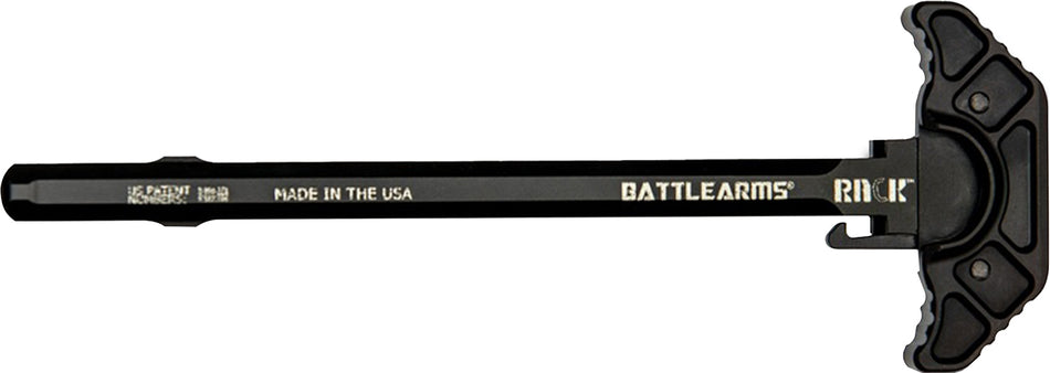 Battle Arms Development BAD-RACK-15-C Ambidextrous MOD C Charging Handle for AR-15 Black Anodized