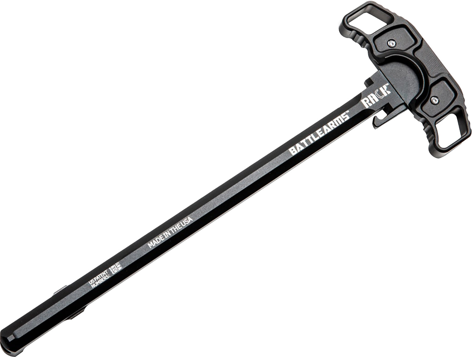 Battle Arms Development BAD-RACK-308 Ambidextrous AR-10 Rack Charging Handle Black Aluminum