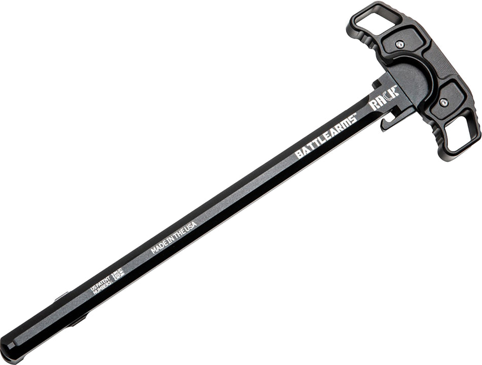 Battle Arms Development BAD-RACK-308 Ambidextrous AR-10 Rack Charging Handle Black Aluminum