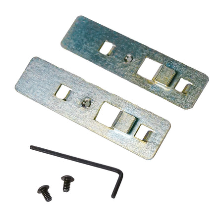Berry's 84913 Silver Steel Track Clips Pistol Rack Accessory