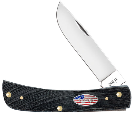 Case 53062 Folding Sod Buster Stars & Stripes Knife, 3.70" Tru-Sharp SS Skinner Blade, American Flag Shield Handle