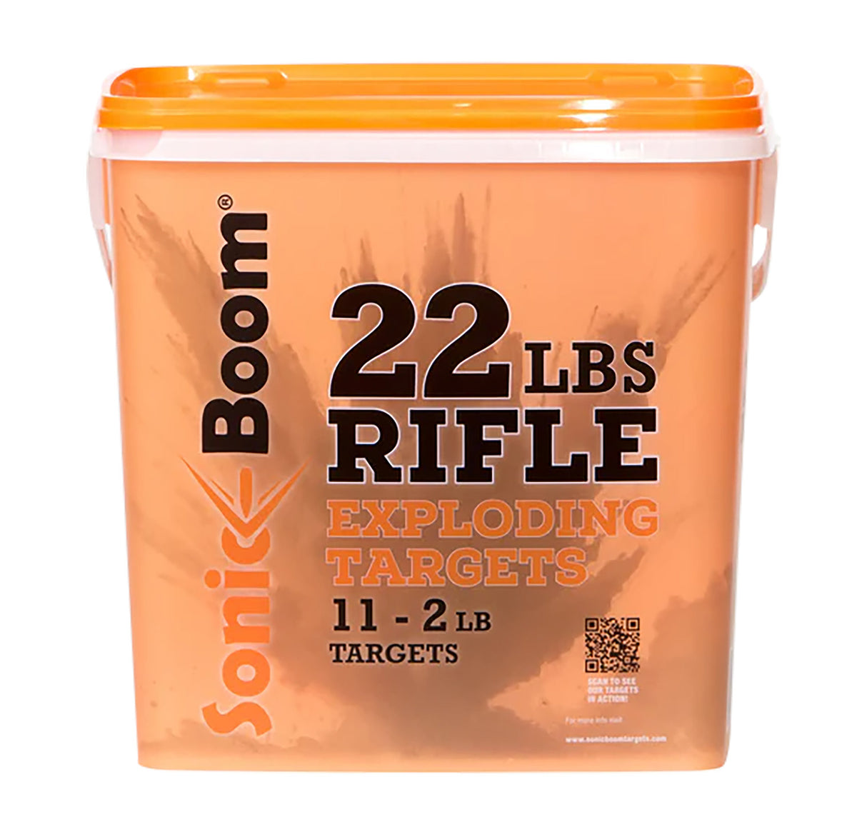 Sonic Boom 2 lb Exploding Rifle Target Non-Hazardous Stable Two-Part Mix Pack of 11