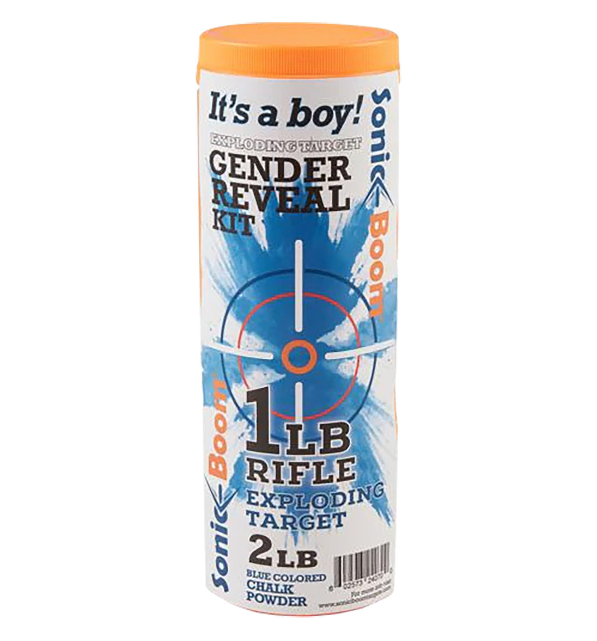 Sonic Boom SBTGRBOY 1 lb Boy Gender Reveal Exploding Rifle Target Kit