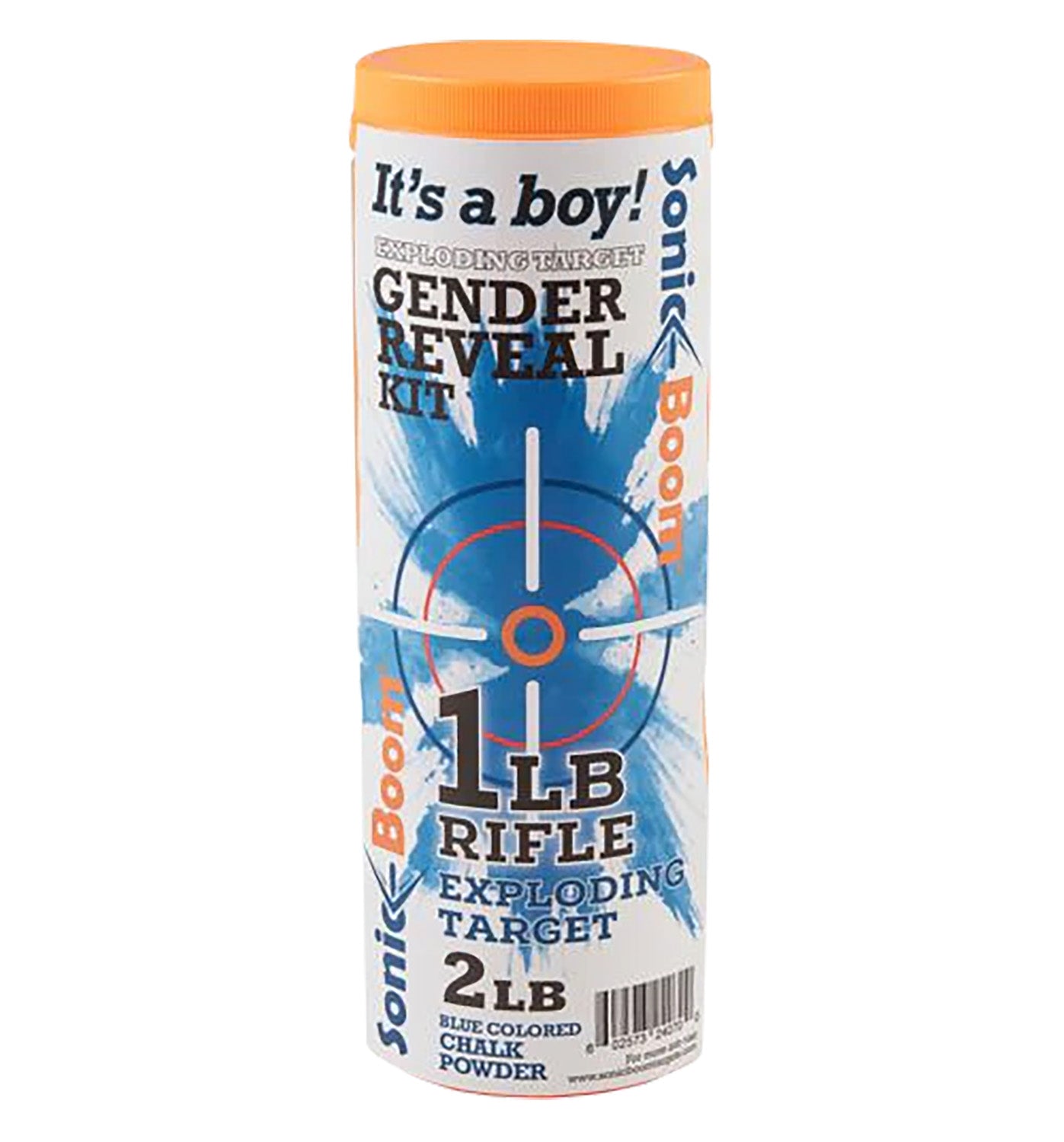 Sonic Boom SBTGRBOY 1 lb Boy Gender Reveal Exploding Rifle Target Kit