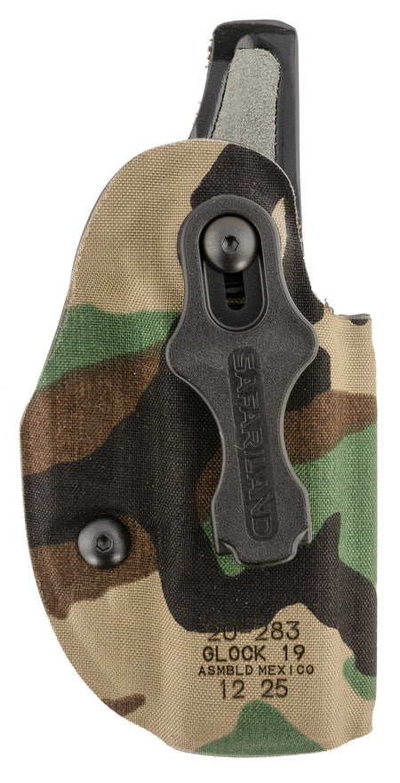 Safariland 20283C991 Species IWB Glock 19 Woodland Camo Optic Compatible Right Hand Holster