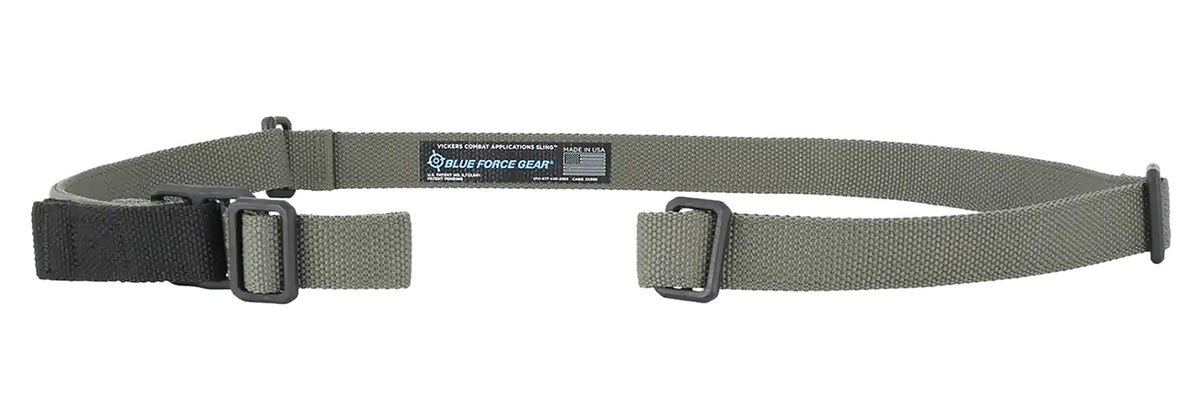 Blue Force Gear Vickers Two-Point Rifle Sling Ranger Green Cordura OAL 57"-67"