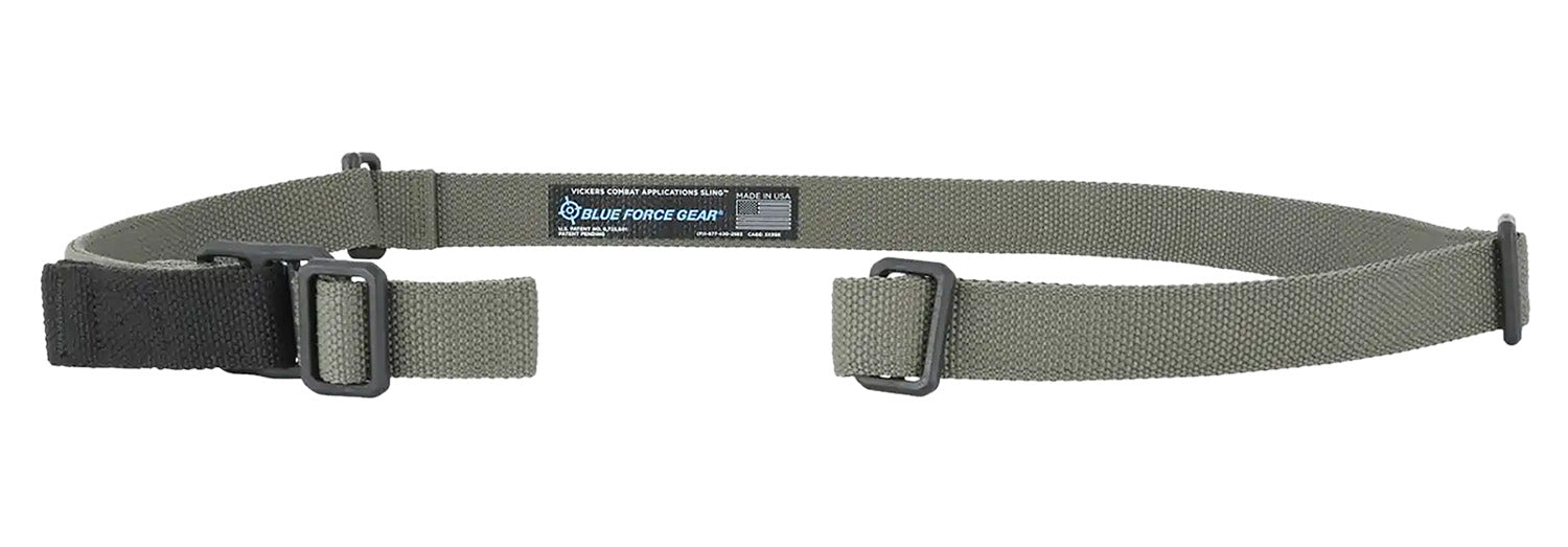 Blue Force Gear Vickers Two-Point Rifle Sling Ranger Green Cordura OAL 57"-67"