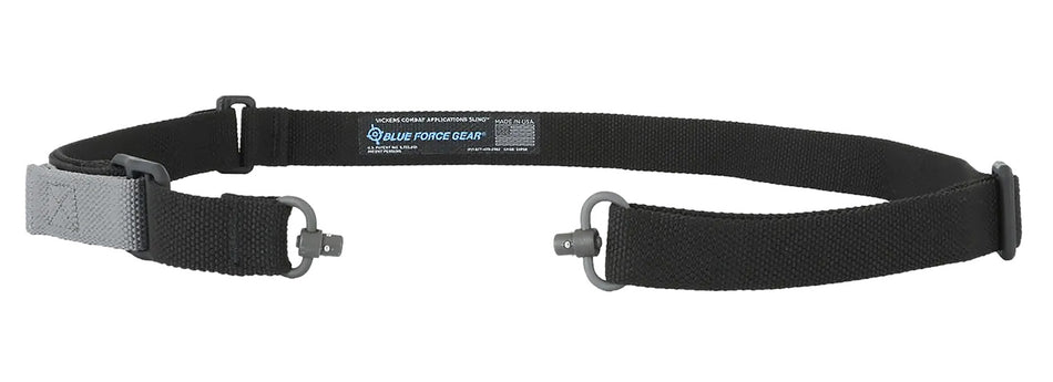 Blue Force Gear Vickers Push Button Padded Rifle Sling Black Cordura OAL 36"-62"