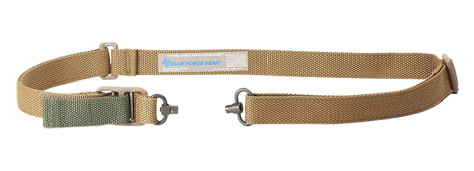 Blue Force Gear Vickers Coyote Brown Padded Cordura Push Button Rifle Sling 36-62 OAL VCASPB125AACB