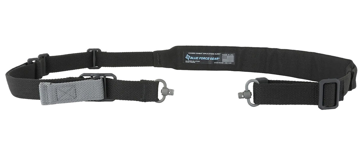 BFG Vickers 2-to-1 Black Cordura Padded Rifle Sling 57"-67" OAL VCAS2TO1PB200AABK
