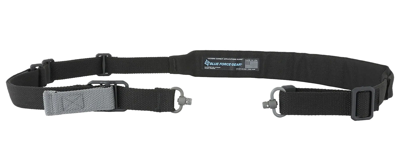 BFG Vickers 2-to-1 Black Cordura Padded Rifle Sling 57"-67" OAL VCAS2TO1PB200AABK