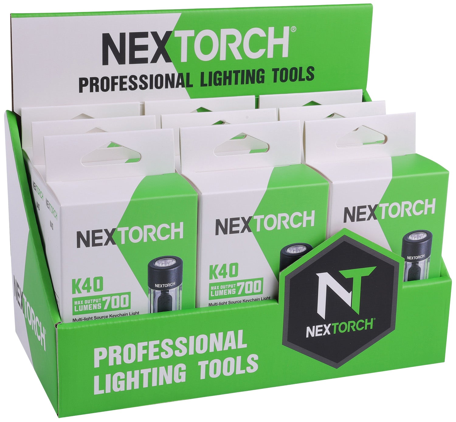 NEXTORCH K40PDQ K40 Tactical Light 9-Count PDQ Display