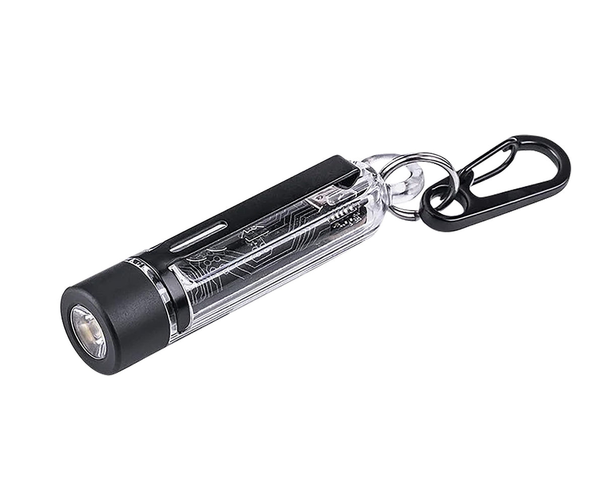 NEXTORCH K40 300 Lumen Rechargeable Keychain Light White/Red/Blue LED IPX4