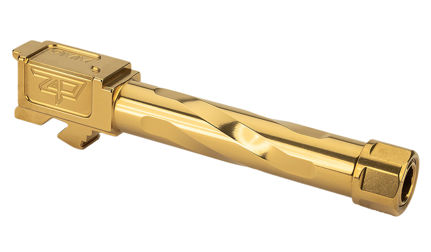 Zaffiri Precision ZP.19BTG Glock 19 Precision Barrel 9mm 4.50" Gold Stainless Steel 416R