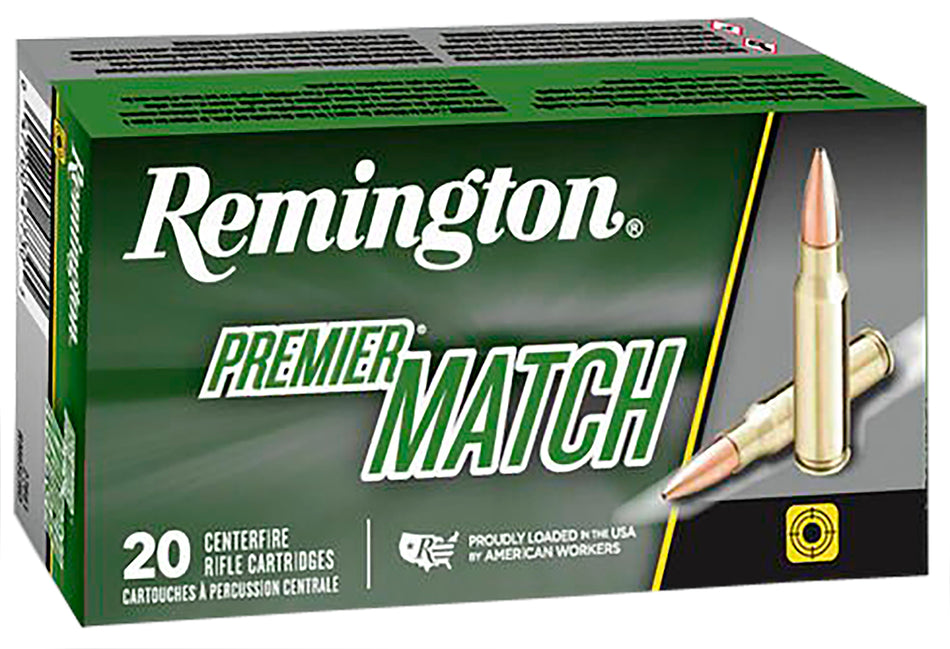 Remington Premier Sierra MatchKing Boat Tail Hollow Point 168 Grain .308 Win / 7.62x51mm 2680 fps