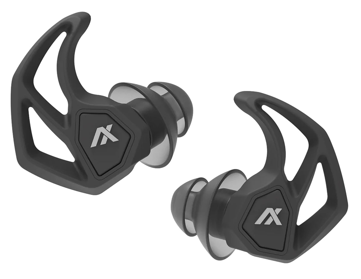 Axil X30i Charcoal Silicone Ear Plugs 25 dB Noise Reduction