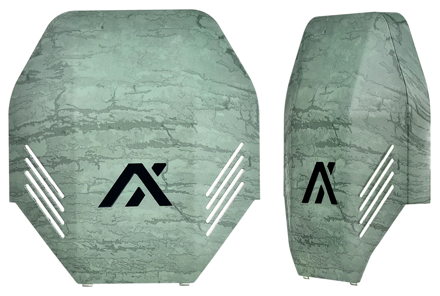 Axil MX Slate Green Polymer Plate Over the Head Earmuff Accessory
