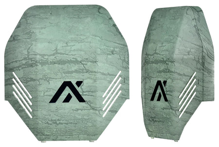 Axil MX Slate Green Polymer Plate Over the Head Earmuff Accessory