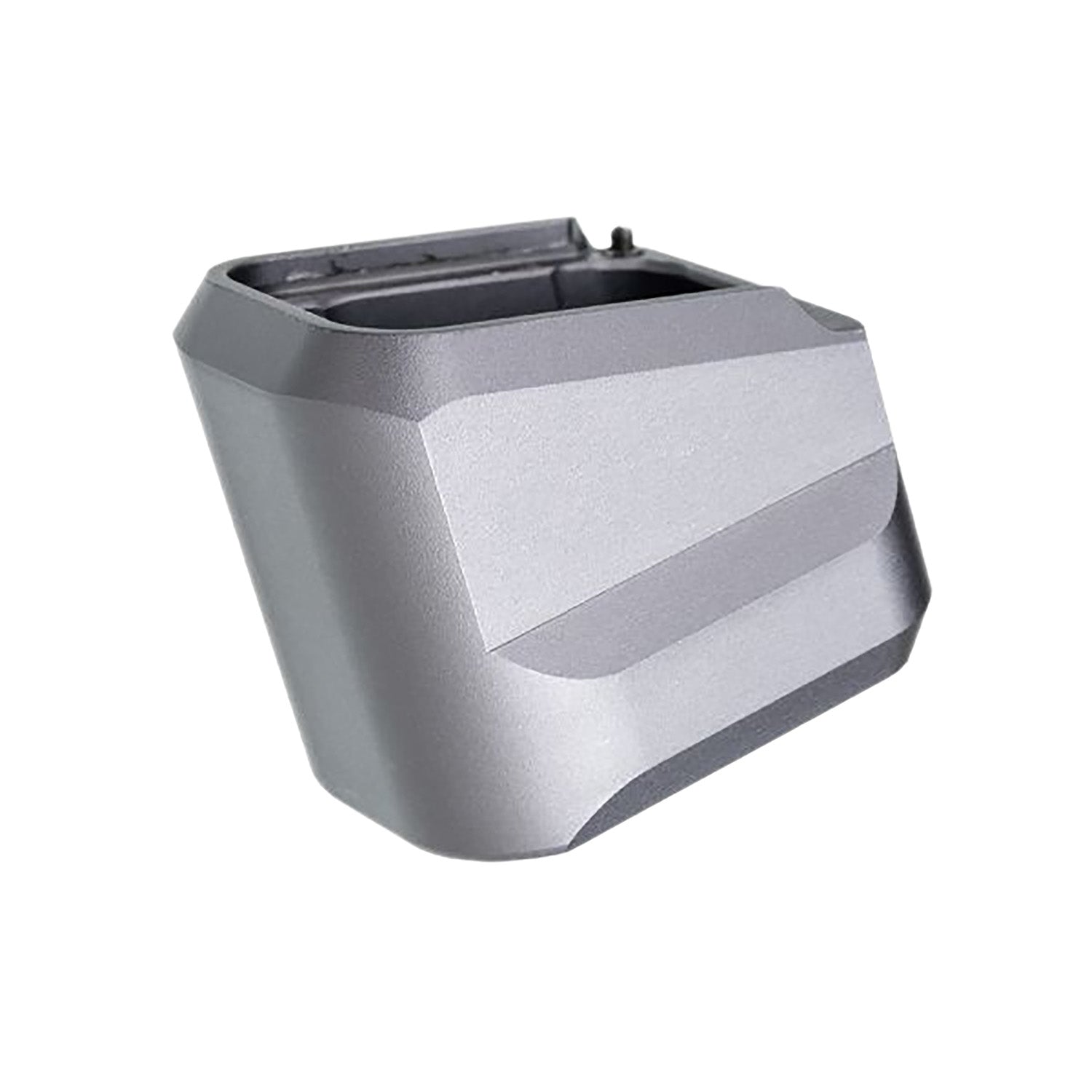 Tyrant Designs CNC VP9/VP40 5-Round Magazine Extension Grey Aluminum TDVP9MAGEXGREY