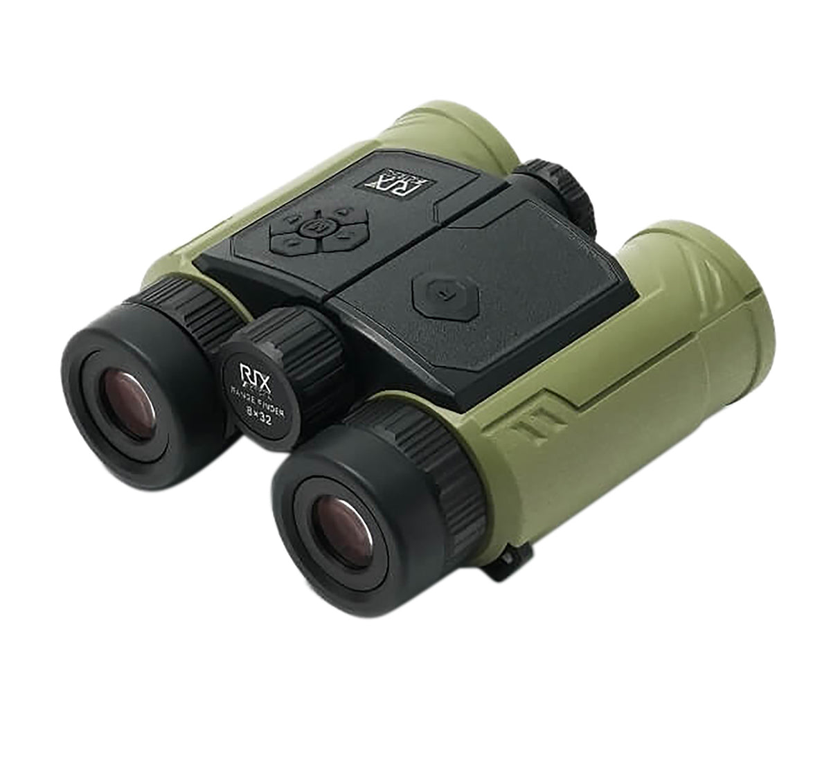 Rix Optics MK-R3000 8x32mm Compact Rangefinder Binocular Black and Green