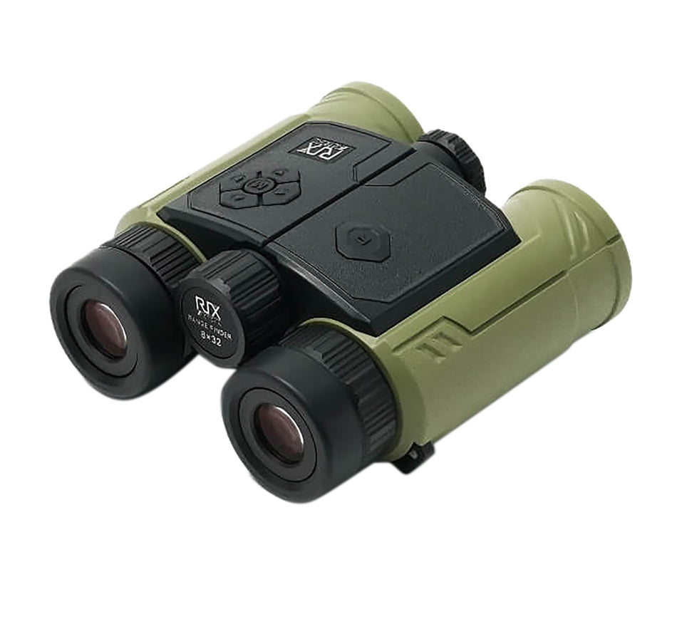 Rix Optics MK-R3000 8x32mm Compact Rangefinder Binocular Black and Green