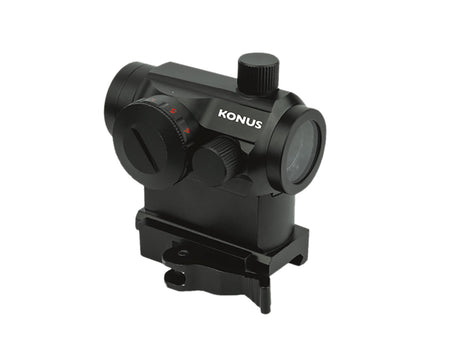 Konus Nuclear Pro 1x22mm Matte Black 3 MOA Red/Green Illuminated Dot Sight