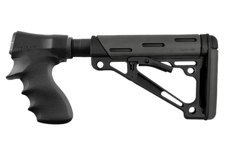 Hogue Folding Buttstock Adapter 08770 Ambidextrous Black Polymer for Remington 870