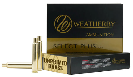 Weatherby Select Plus Unprimed Brass Cases 6.5 Wthby RPM Rifle