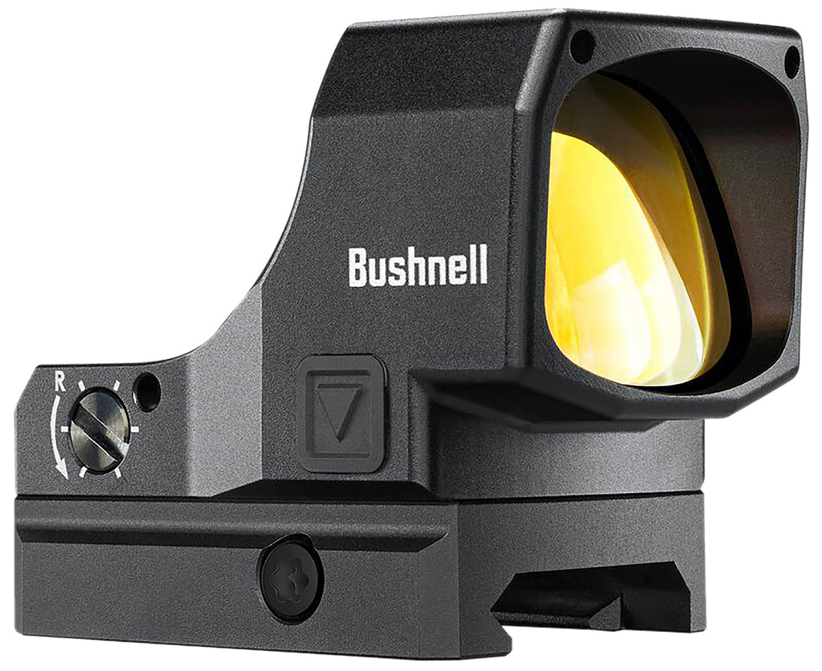 Bushnell RXM300 Black 1x 4 MOA Open Reflex Red Dot Sight Low and High Mounts