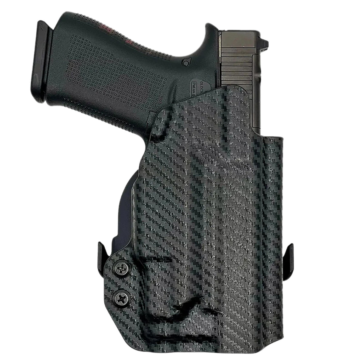Rounded Gear Glock 43/48 TLR-7 Paddle OWB Holster Carbon Fiber Kydex Right Hand