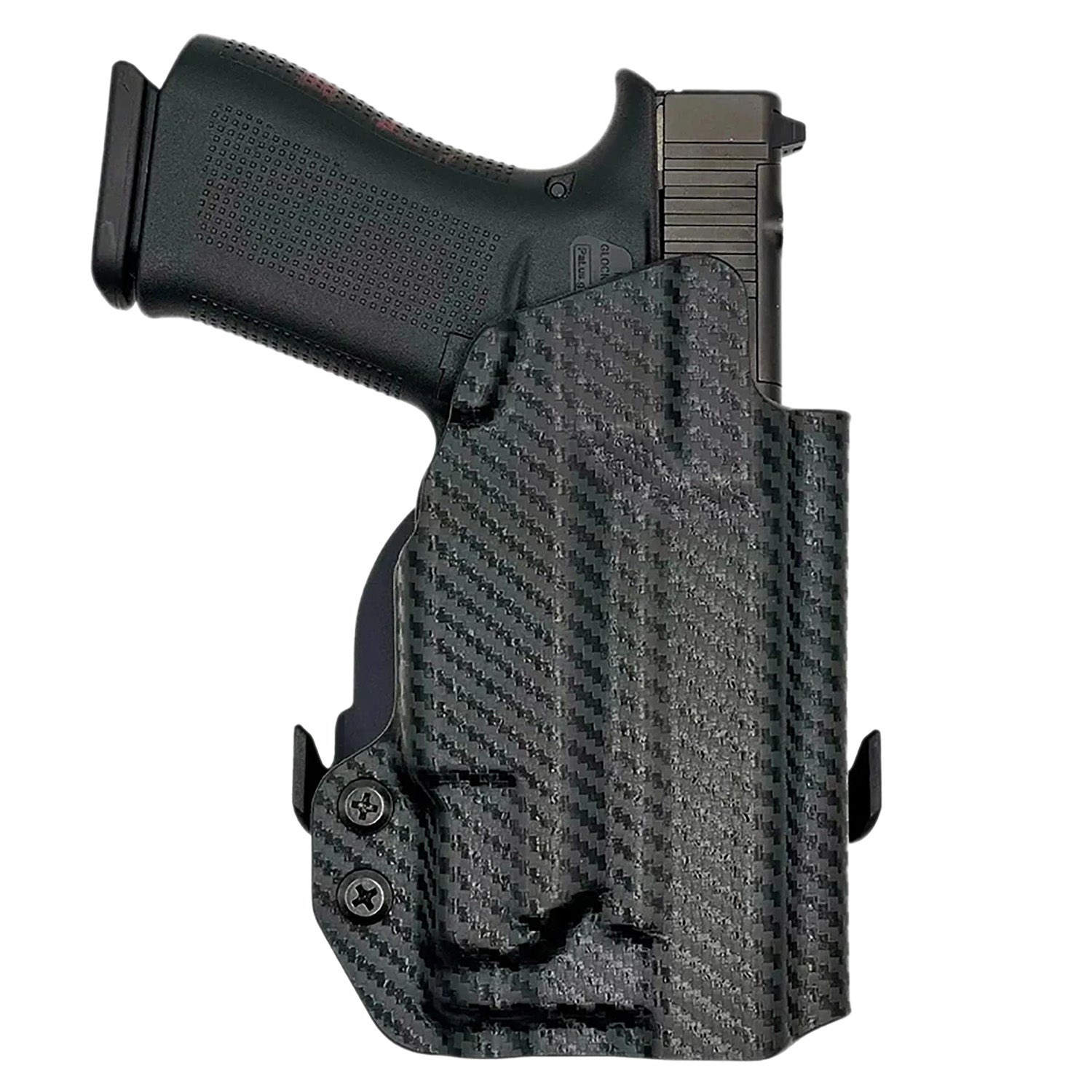 Rounded Gear Glock 43/48 TLR-7 Paddle OWB Holster Carbon Fiber Kydex Right Hand