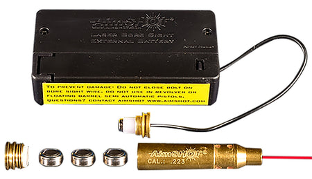 AimShot BS22320X Brass Cartridge Laser Bore Sight .223 Remington 20X Brighter