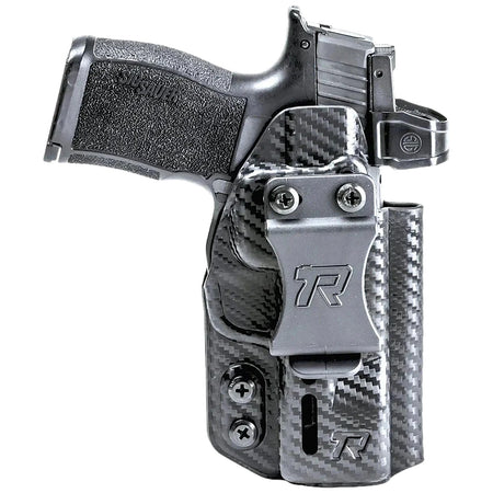 Rounded Gear Springfield Hellcat Ambidextrous Druid Kydex IWB OWB Holster Carbon Fiber Black