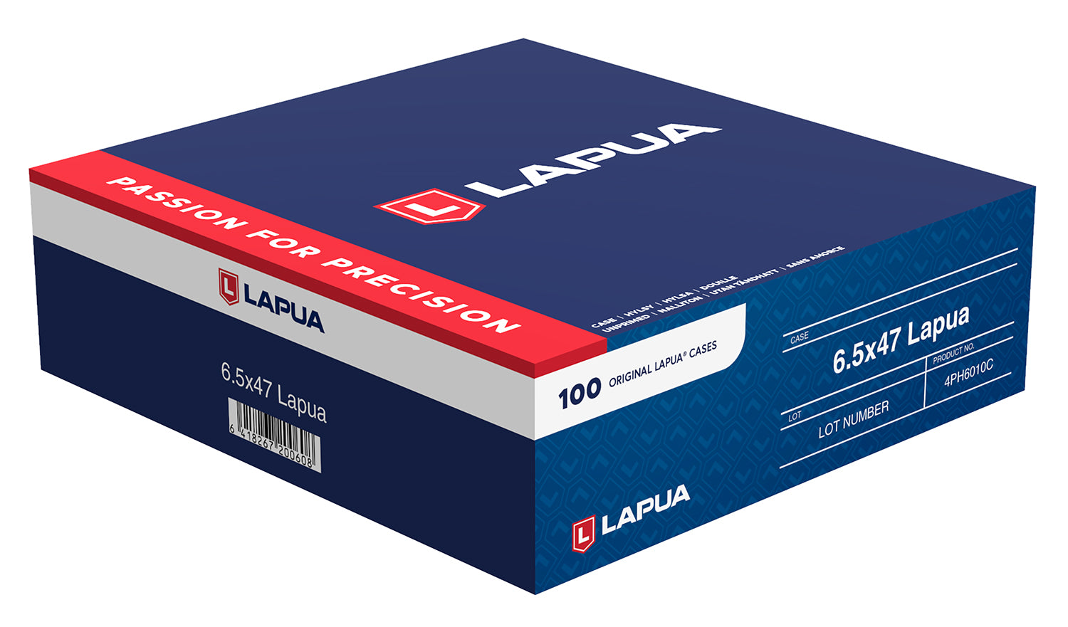Berger/Lapua Unprimed Cases 6.5x47mm Lapua Rifle Brass 100/Box